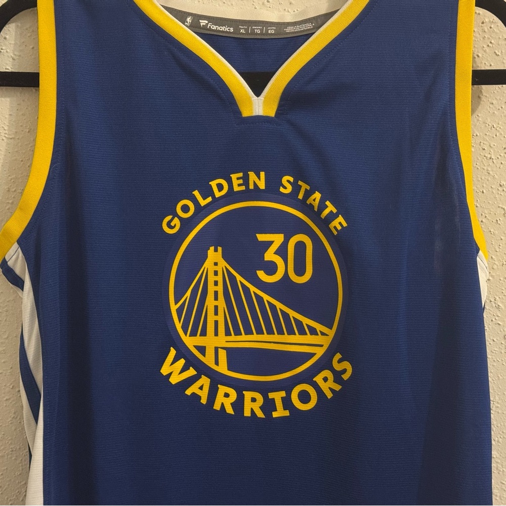 NBA Golden State Warriors Steph Curry Fanatics Jersey - Size XL - Picture 8 of 9